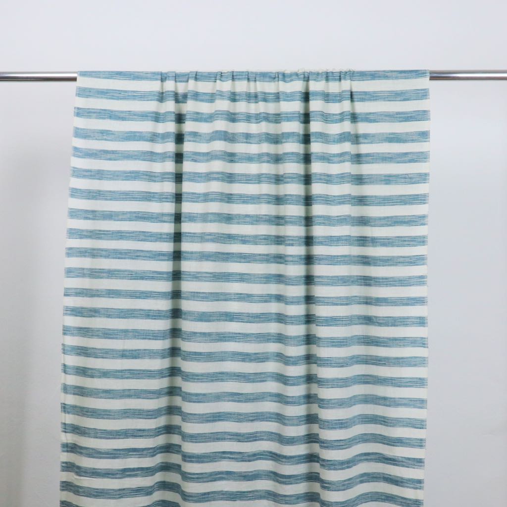 Ocean Stripes Handloom Cotton Fabric – Loom and Stars