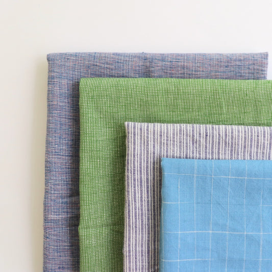 Fat Quarter Bundle — Vivid Block Print Cotton Fabric – Loom and Stars