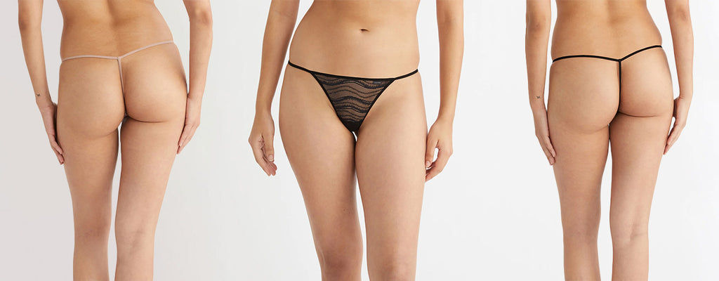 Women wearing g-string