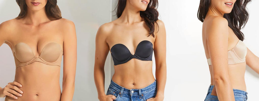 Fine Lines Women's Refined 6 Way Low Cut Strapless Convertible