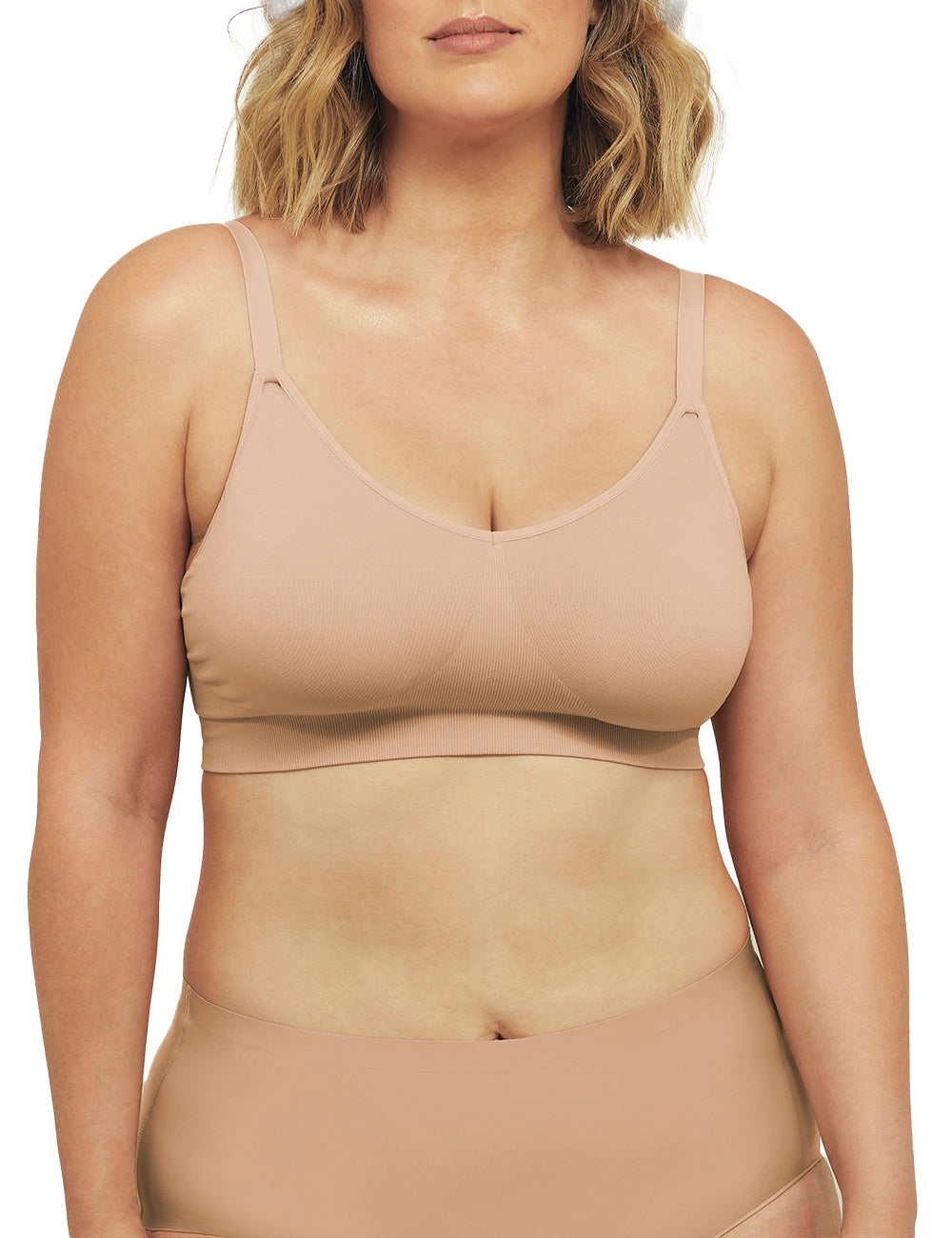 Bondi Bare Longline Wirefree Bra, Ambra