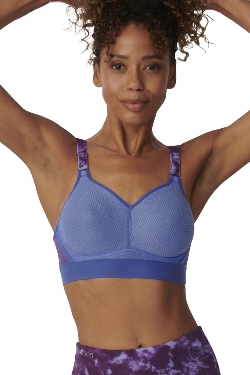 Buy Triumph Triaction Hybrid Lite Padded Wireless High Bounce Control Sports  Bra - Mystic Sea at Rs.2429 online