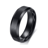 Black steel ring for man 1060100041 | Ninja.fi