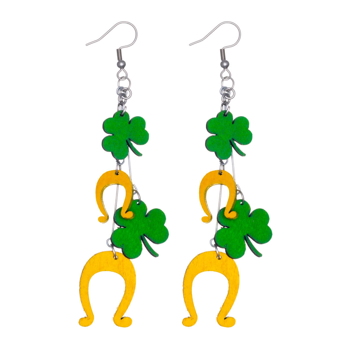 St. Patricks Day koru - puinen apila korvakoru 16,99 