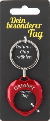 Depesche Schlüsselanhänger Depesche Schlüsselanhänger Rot "Dein besonderer Tag" Monat