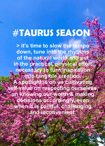 Taurus season starts on April 20th 2023