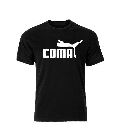 Coma Puma Parody T Shirt Diamondskt