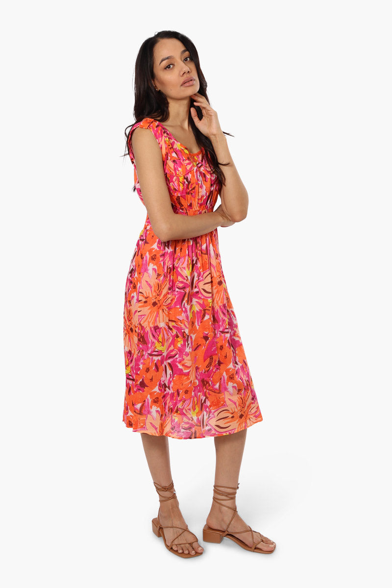 Impress Floral Flap Pocket Day Dress