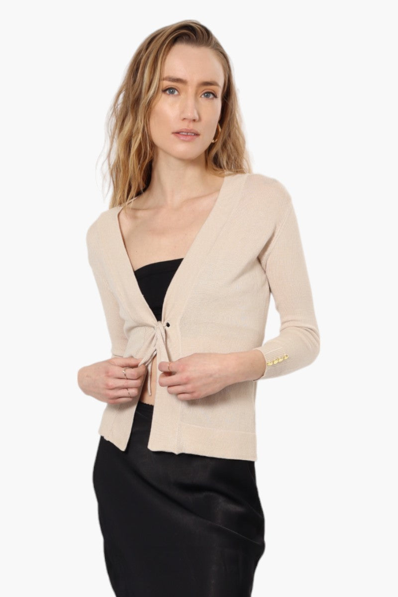 International INC Company Front Tie Shrug Cardigan