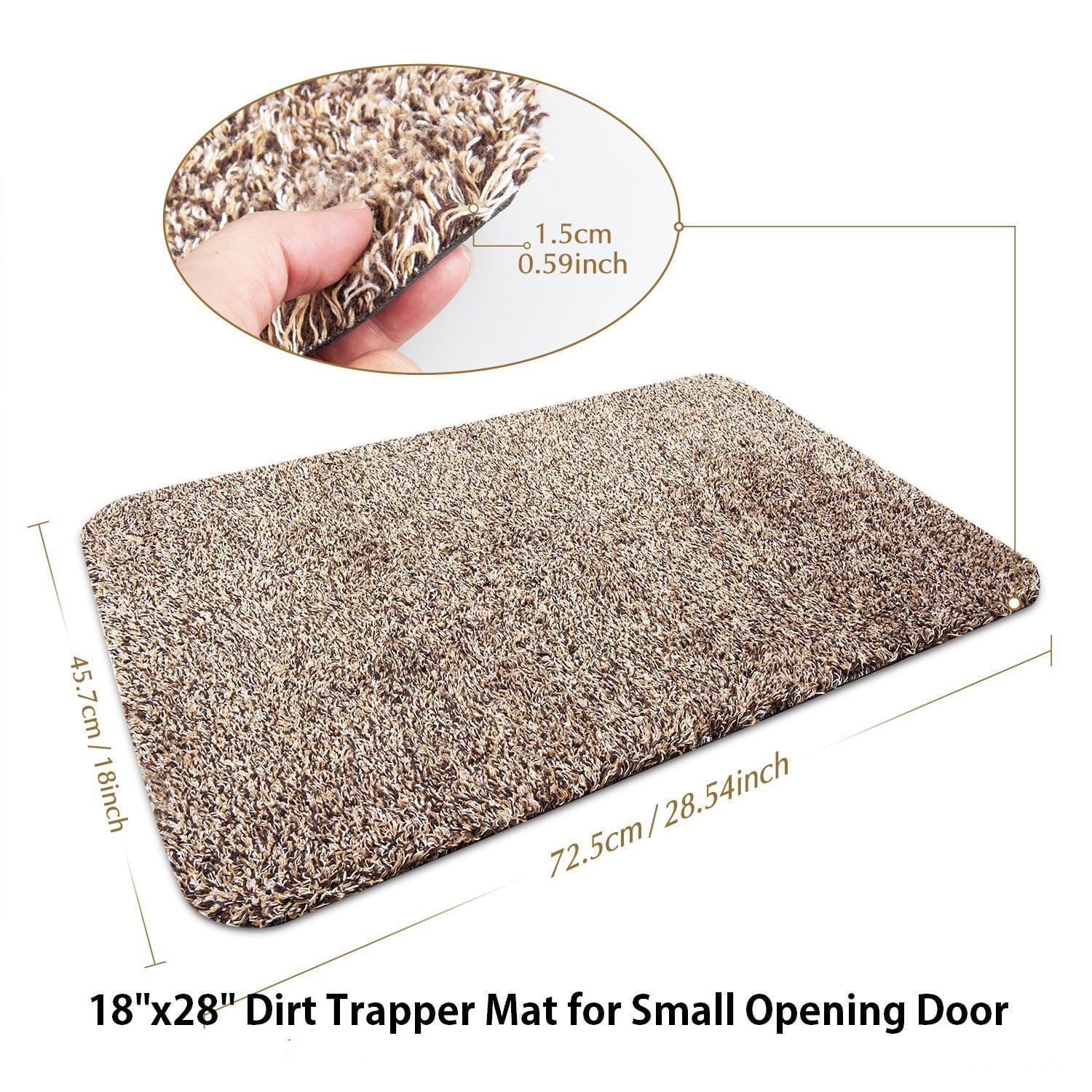 Non Slip Dirt Trapper Mat Woowlish