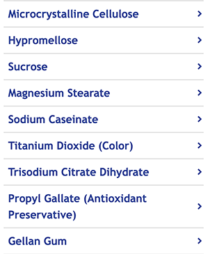 Align probiotic ingredients