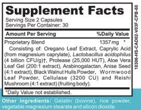 Crystal Flush dietary supplement ingredients