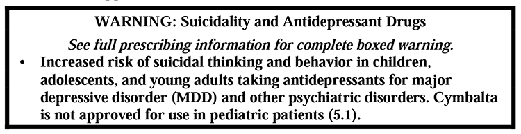 Cymbalta side effects