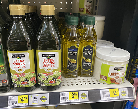 Dollar General cooking oils