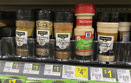 Dollar General spices