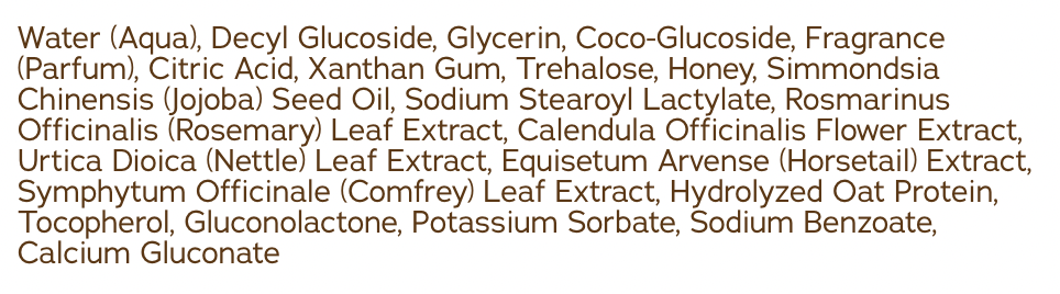 Dr. Squatch shampoo ingredients list