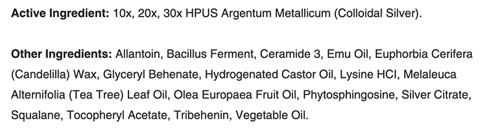 Emuaid ingredients