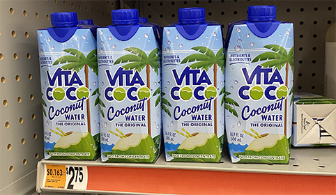 Family Dollar coconut water