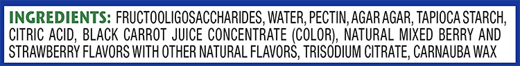 Fiber Choice ingredients