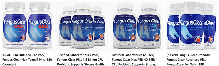 Fungus Clear Amazon results
