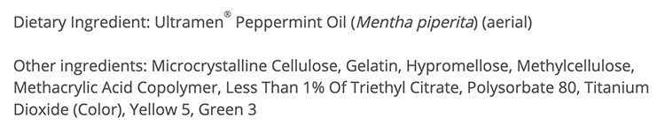 IBgard ingredients