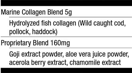Isagenix Collagen Elixir ingredients
