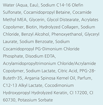 Luseta Shampoo ingredients