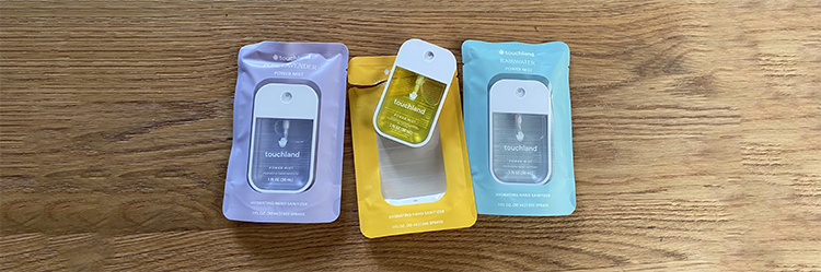 Touchland hand sanitizer UGC