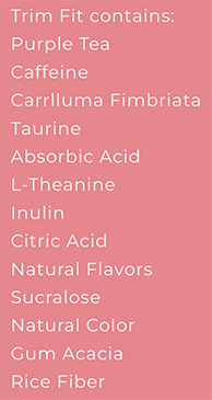 TrimFit ingredient list