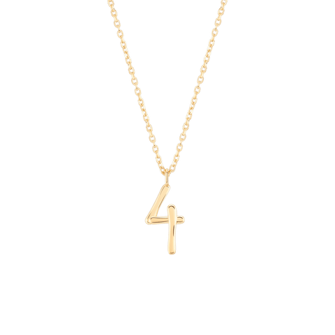 Wonther Number 4 Necklace