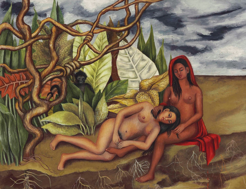 Frida Kahlo: Two Nudes in the Forest 1939