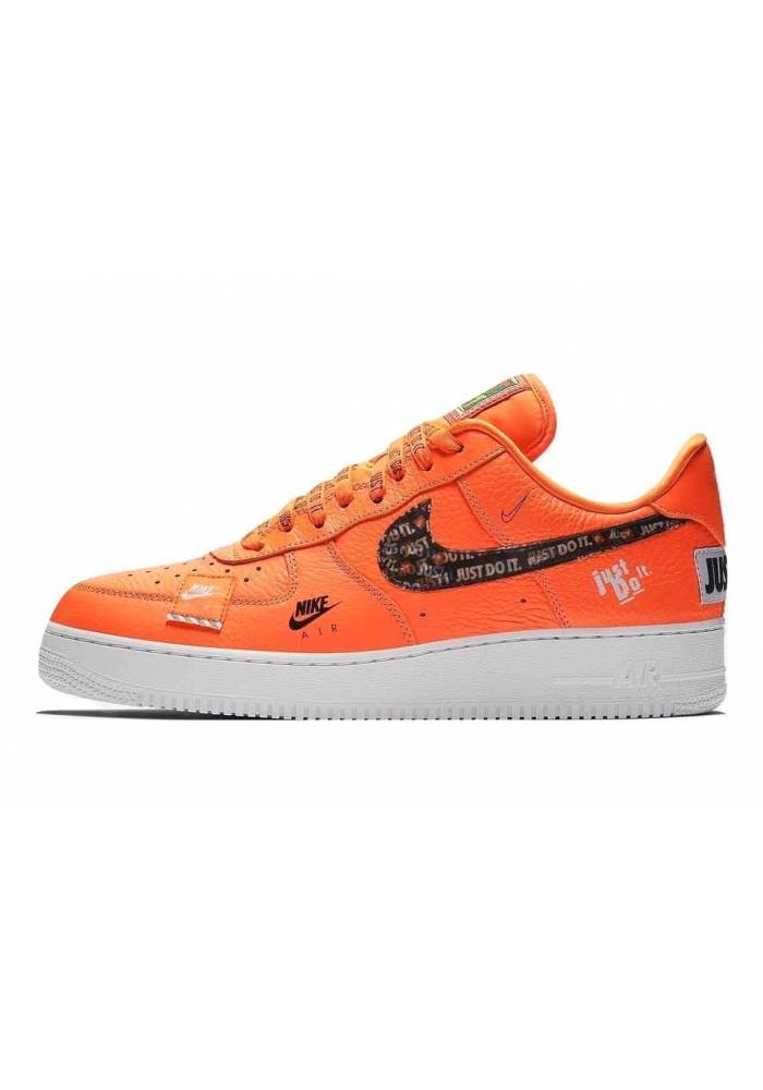 NIKE AIR FORCE ONE JUST DO IT LOW NARANJAS – Zapasyzapas.com