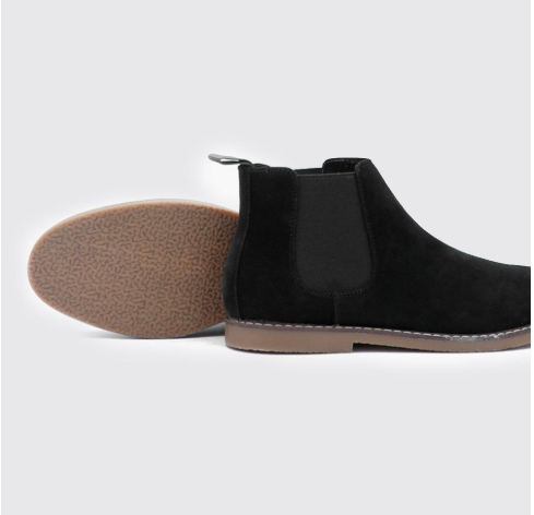 faux suede chelsea boots mens