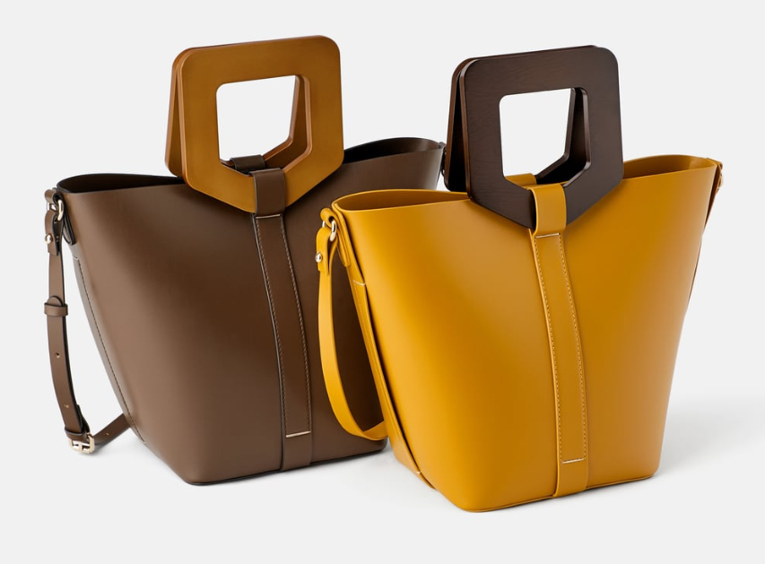 zara mustard bag