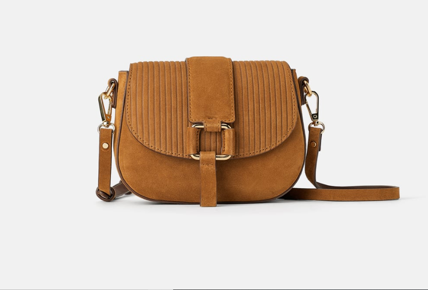 zara suede crossbody bag