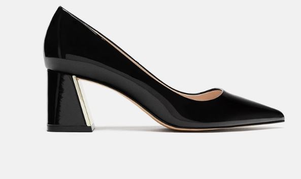 zara patent shoes