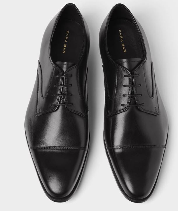 Zara ~ CLASSIC SMART LEATHER SHOES 