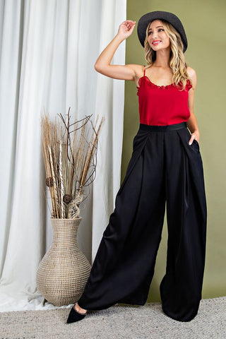 Five ways to ROCK these fuschia satin wide leg pants. They are a MUST!  Which is your fave? #Maurices #discovermaurices #livinginstyle #ni