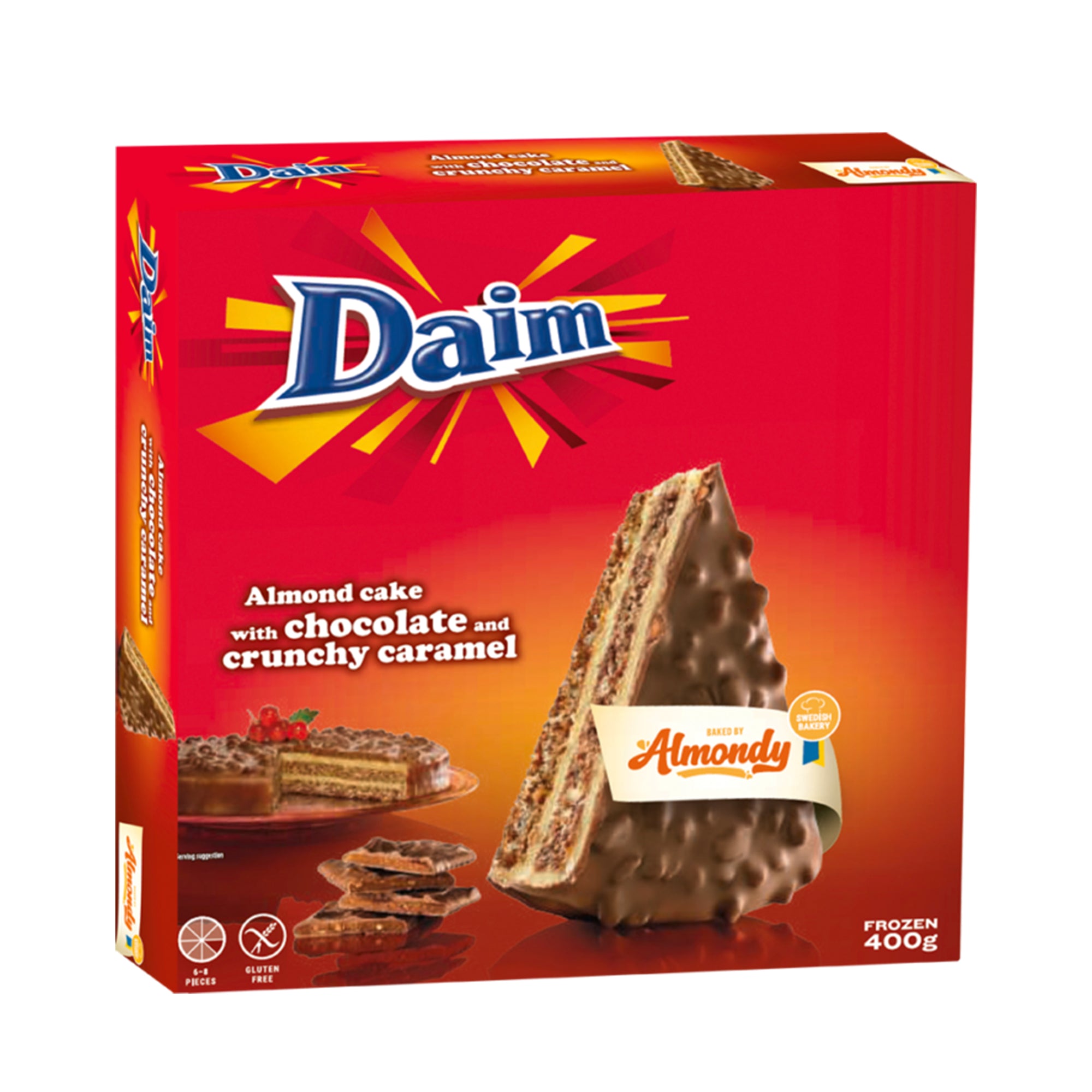 Almondy - Daim Cake 400g - Gluten Free Foods