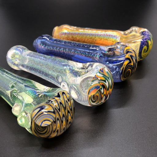 Custom Cremated Ashes Hand Blown Glass Pipe — Smokin Js