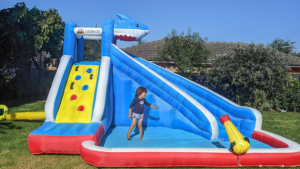 Shark Slide Splash Inflatable