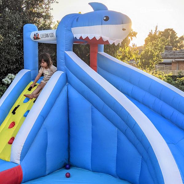 Share this Share Sharky Slide & Splash Inflatable