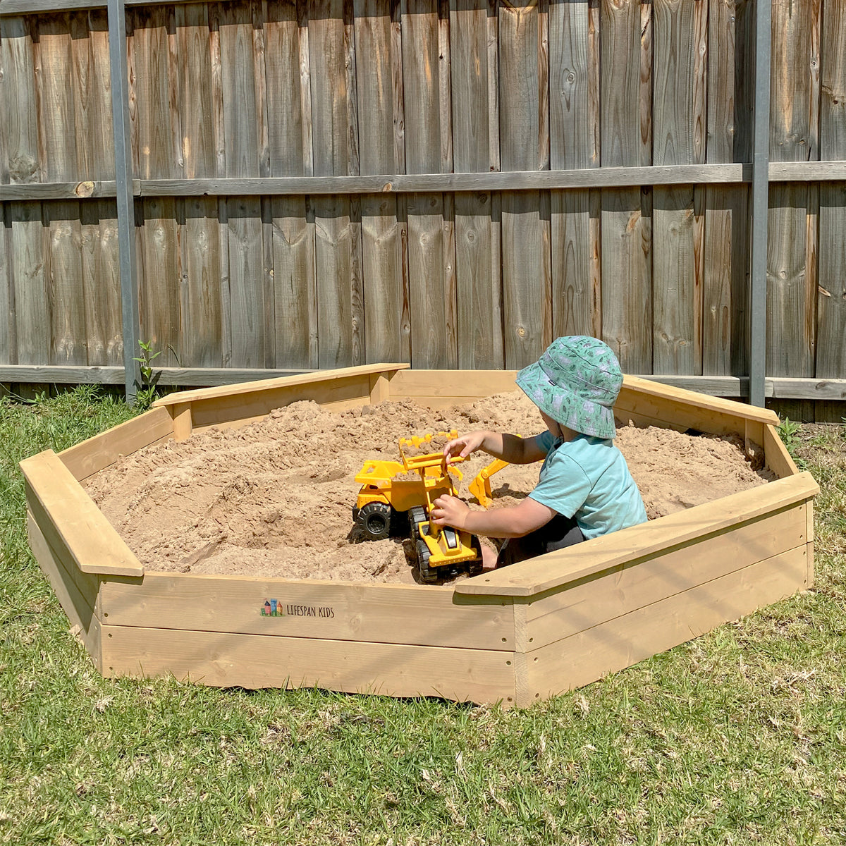 large kids sandpit