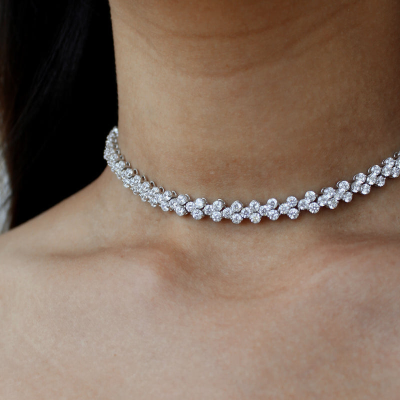 Linea 3 Stone Choker Necklace – OBJEKTS