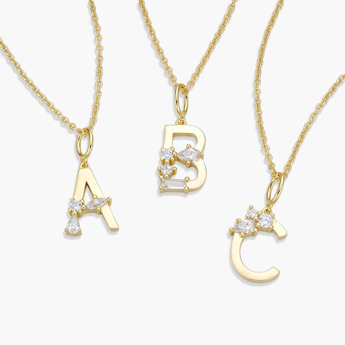 Image of Initial Necklace | Gold