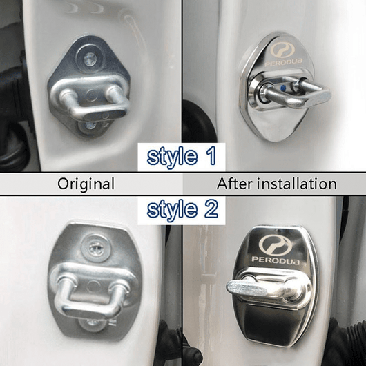 PERODUA Stainless Steel Door Lock Cover Case – CoolCar99