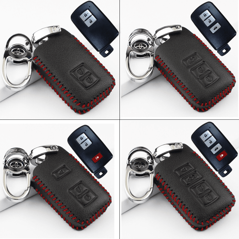 Toyota Smart Key Genuine Leather Key Cover Fit for Corolla 