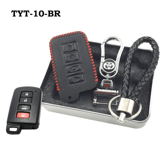 Toyota Smart Key Genuine Leather Key Cover Fit for Corolla 