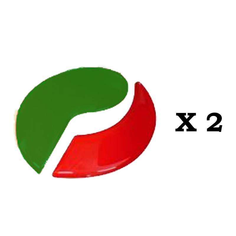 Perodua Alza Axia Viva Bezza Myvi Red & Green Logo Sticker 