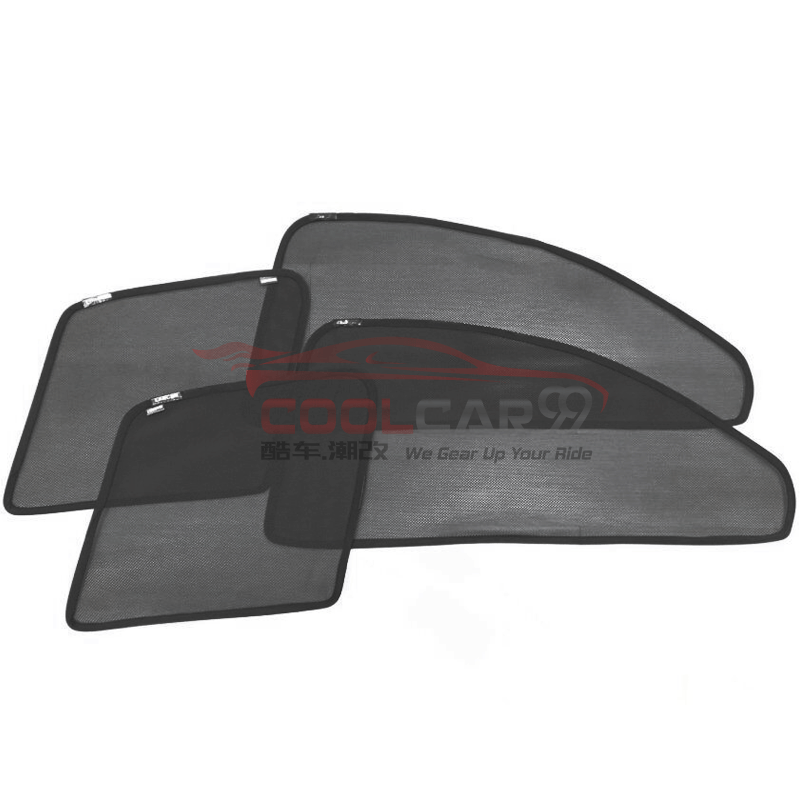 PERODUA Bezza KUNG FU SHADES Fully Magnetic Sunshade 4 PCS 